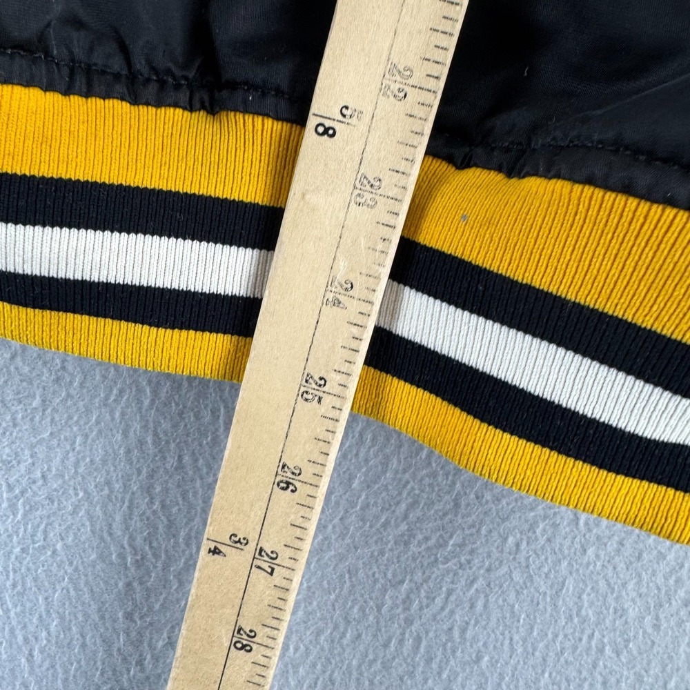 Vintage Pittsburgh Penguins Jacket Mens Medium 80s 90s Starter Bomber Hockey USA - Picture 12 of 16